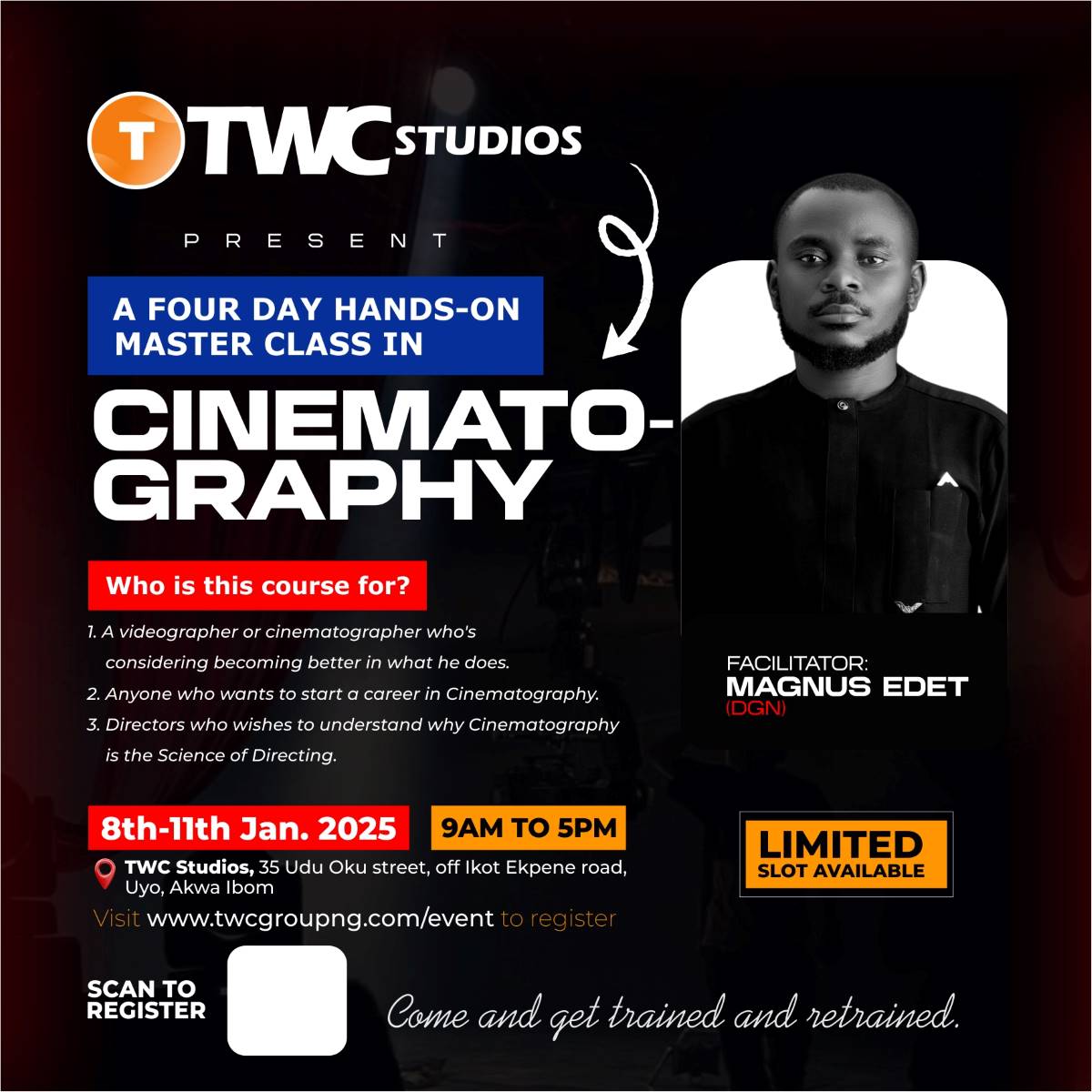 Master the Art of Cinematography with TWC Studios Master the Art of Cinematography with TWC Studios